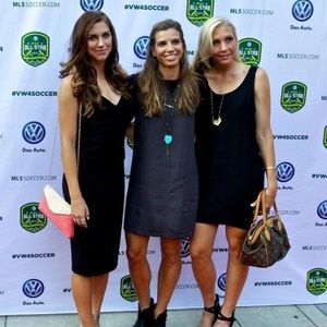 June & Hudson Black Midi Dress